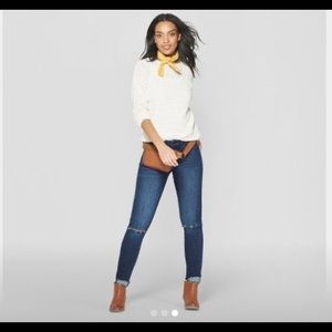 Universal Thread open stitch pullover sweater